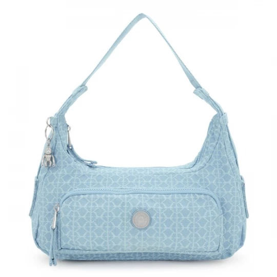 Foto van product KIPLING Schoudertas 'Karis' lichtblauw / natuurwit