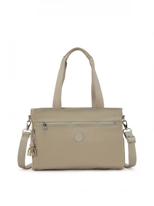 Foto van product KIPLING Shopper 'Elysia' donkerbeige