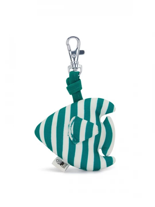 Foto van product KIPLING Sleutelhanger 'FISH CHARM' donkergroen / wit