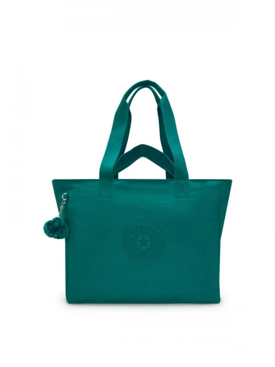 Foto van product KIPLING Strandtas 'Naomi' petrol / smaragd