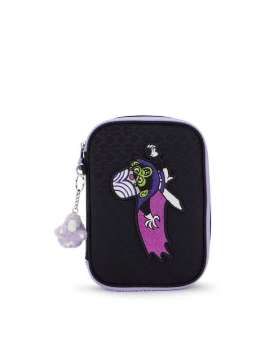 Foto van product KIPLING Tas '100 PENS' grafiet / orchidee / zwart / wit