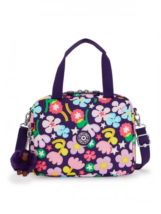 Foto van product KIPLING Tas 'Miyo' groen / donkerlila / lichtroze / wit