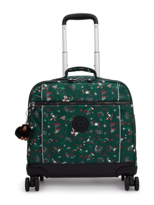 Foto van product KIPLING Trolley 'New Storia' smaragd / rosa / wit