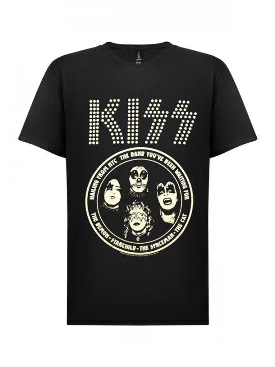 Foto van product Kiss Shirt 'Kiss Band T-Shirt' zwart