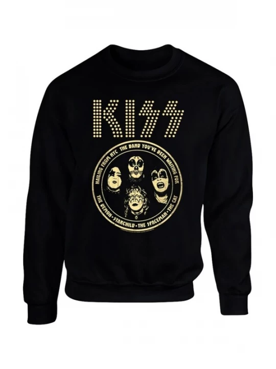 Foto van product Kiss Sweatshirt 'Kiss - Band Sweatshirt' zwart