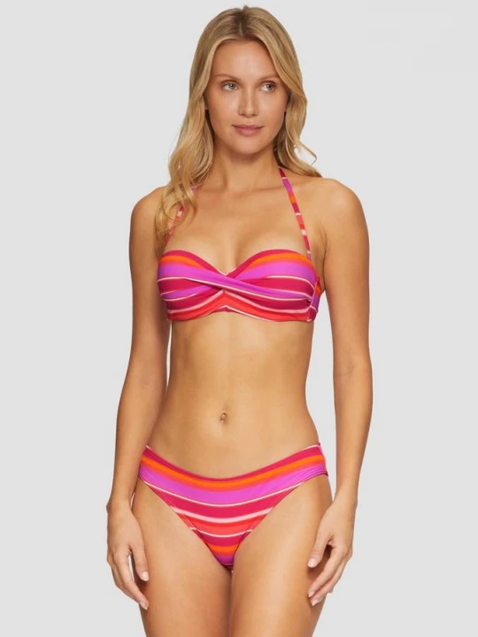 Foto van product Klassiek bikinibroekje met strepen s.Oliver roze