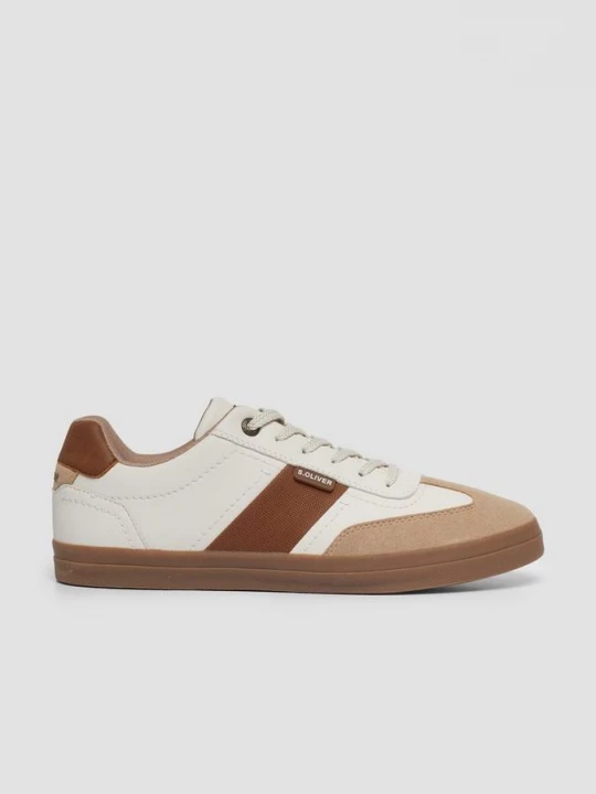 Foto van product Klassieke veterschoenen met contrastdetail s.Oliver crème