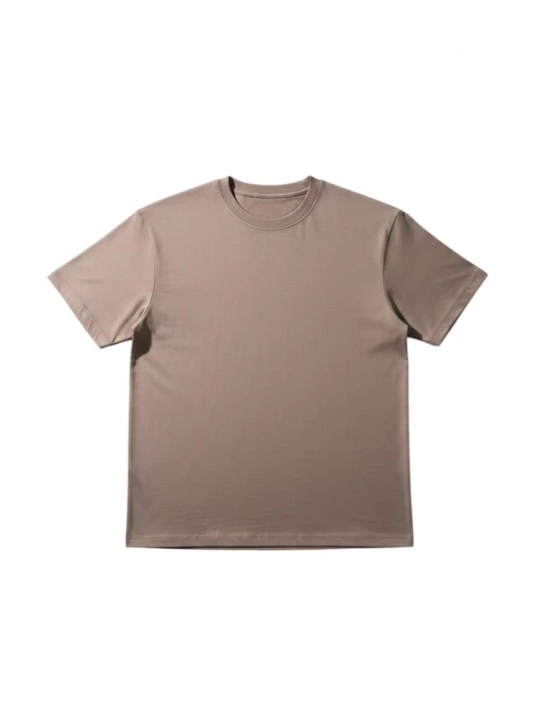 Foto van product Kleidermafia Shirt 'Loose Fit Basic T-shirt - Camel' camel