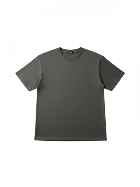 Foto van product Kleidermafia Shirt 'Loose Fit Basic T-shirt - Khaki' kaki