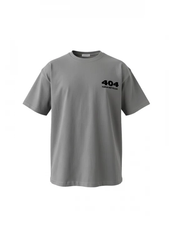 Foto van product Kleidermafia Shirt 'Oversize 404 T-shirt - Grey' grijs