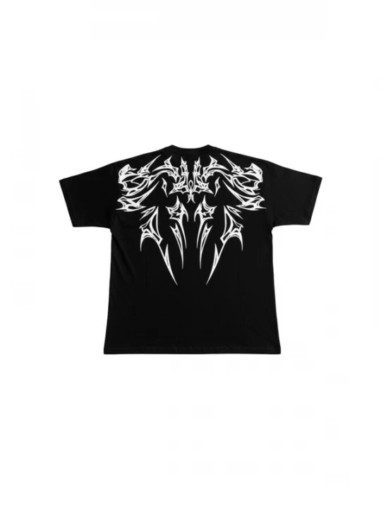 Foto van product Kleidermafia Shirt 'Oversize Mafia Tribal T-shirt - Black' zwart