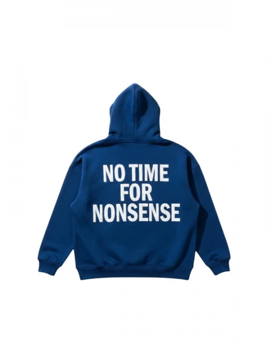Foto van product Kleidermafia Sweatshirt 'No Time for Nonsense' blauw