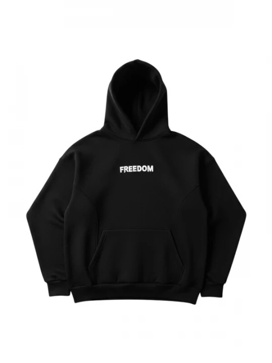 Foto van product Kleidermafia Sweatshirt 'Oversize Stitches Hoodie - Black' zwart