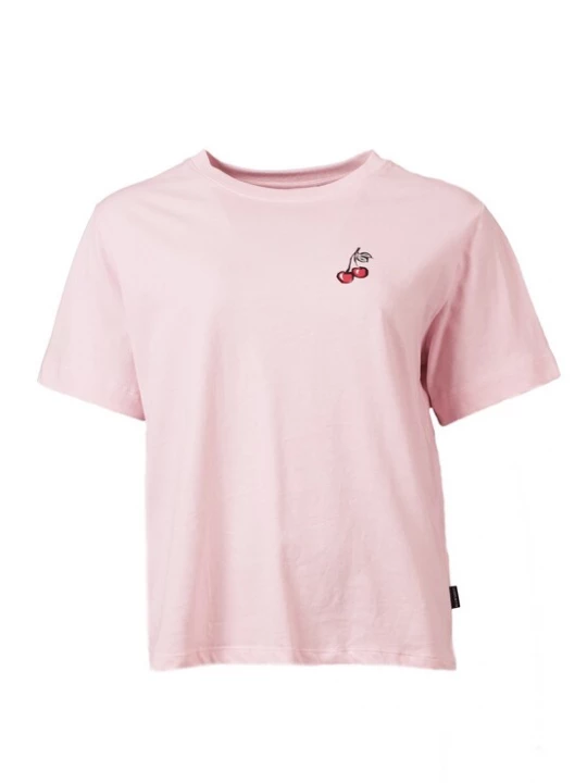 Foto van product Kleinigkeit Shirt 'Big Worm' pastelgroen / rosa / rood / zwart
