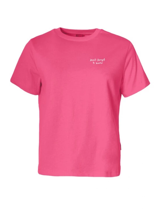 Foto van product Kleinigkeit Shirt 'Don´t Forget' pink / wit
