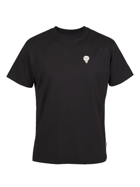Foto van product Kleinigkeit Shirt 'Ice Cream' beige / zwart / wit