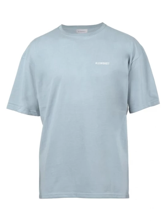 Foto van product Kleinigkeit Shirt 'Klein Aber Fein Shört Bois' smoky blue