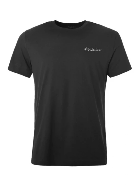 Foto van product Kleinigkeit Shirt 'Problemlöser' zwart / wit