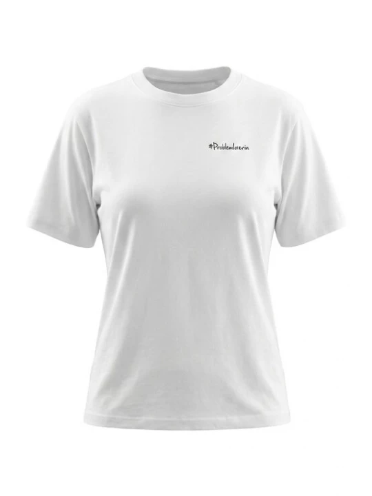 Foto van product Kleinigkeit Shirt 'Problemlöserin' wit