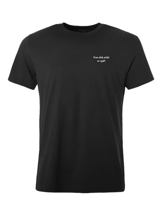 Foto van product Kleinigkeit Shirt 'Shört Freu Dich' zwart