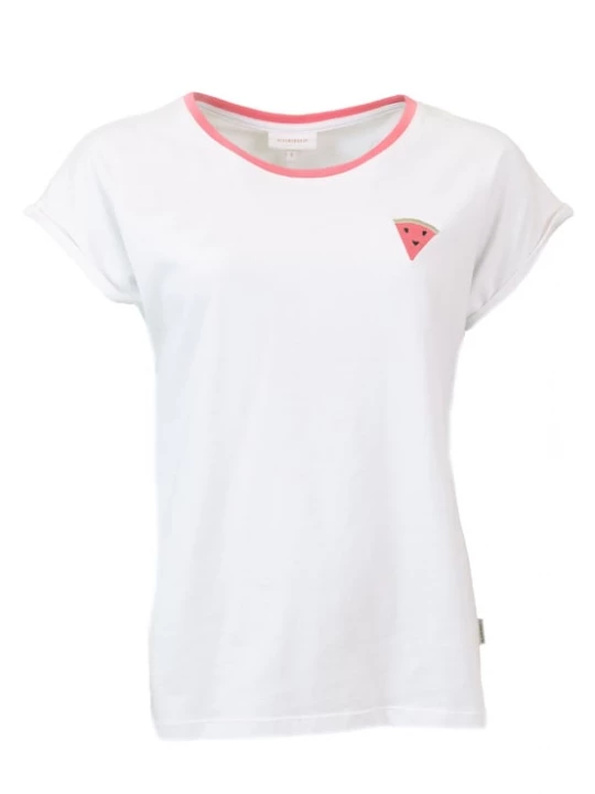Foto van product Kleinigkeit Shirt 'Tutti Frutti' lichtroze / zwart / wit