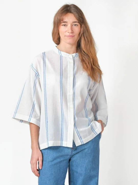 Foto van product Klitmøller Collective Shirt ' Mery ' lichtblauw