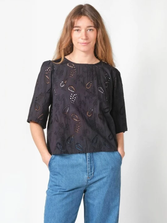 Foto van product Klitmøller Collective Top ' Jenna ' zwart