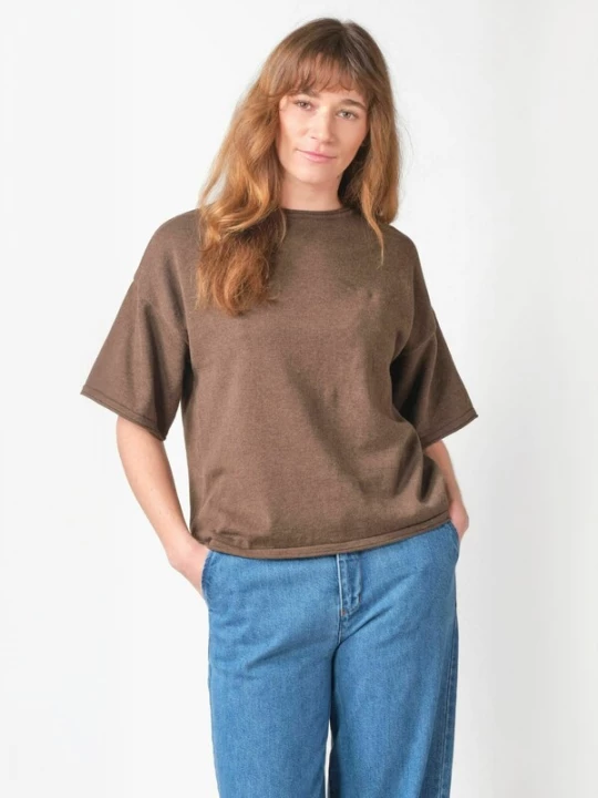 Foto van product Klitmøller Collective Top ' Patricia ' taupe