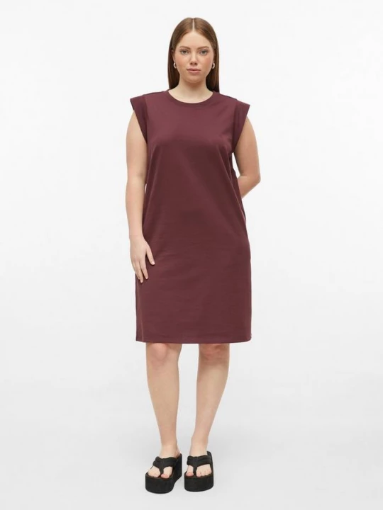 Foto van product Kniehoge jerseyjurk QS rood