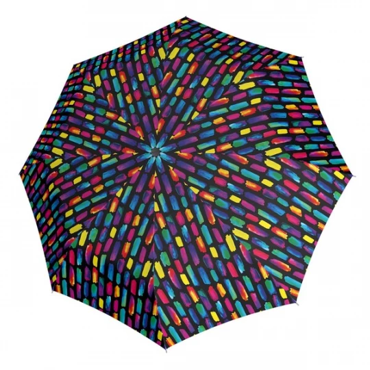 Foto van product KNIRPS Paraplu 'A.050' azuur / geel / lila / zwart