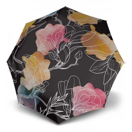 Foto van product KNIRPS Paraplu mosterd / rosa / zwart