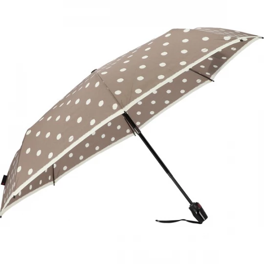 Foto van product KNIRPS Paraplu 'T.200' lichtbruin / wit