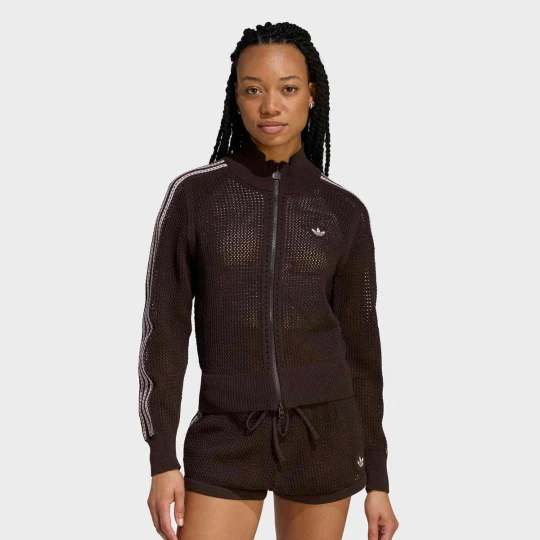 Foto van product Knitted Crochet Firebird Track Top adidas Originals bruin