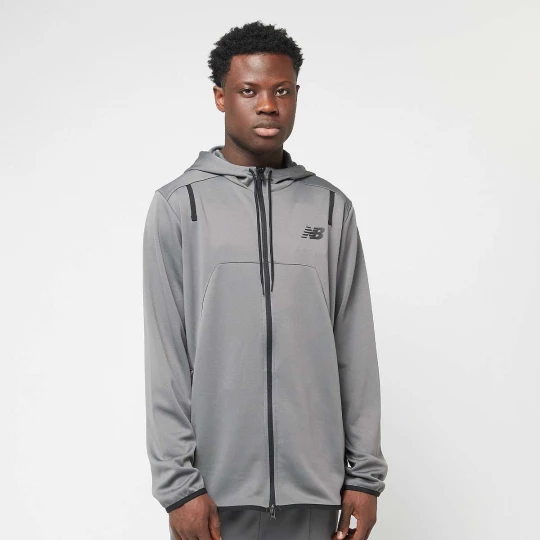 Foto van product Knitted Full Zip Jacket New Balance grijs