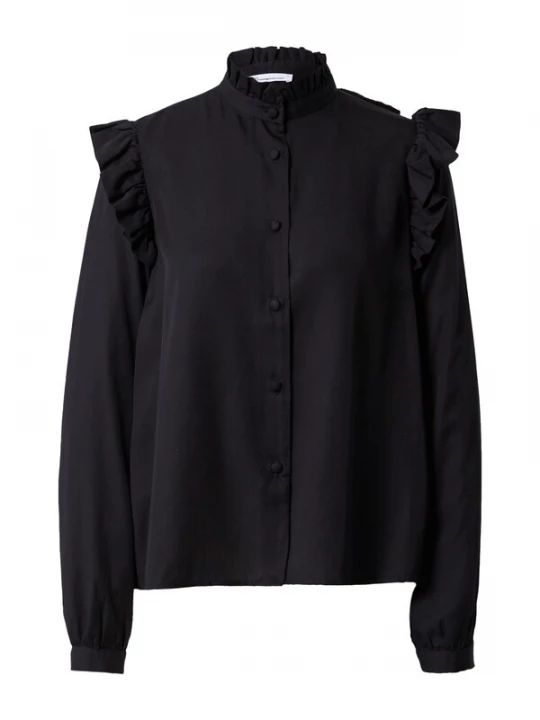 Foto van product KnowledgeCotton Apparel Blouse zwart