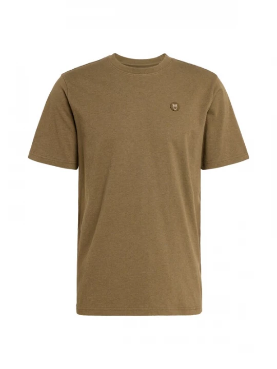 Foto van product KnowledgeCotton Apparel Shirt 'ALDER' olijfgroen