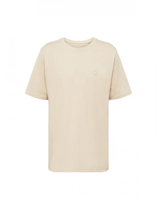 Foto van product KnowledgeCotton Apparel Shirt 'ALDER' stone grey
