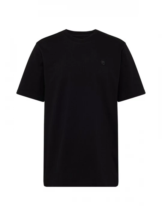 Foto van product KnowledgeCotton Apparel Shirt 'ALDER' zwart