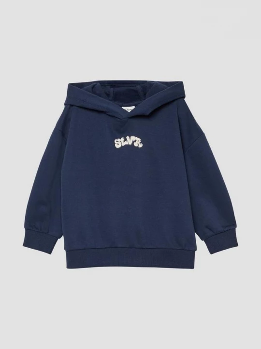 Foto van product Knusse oversized hoodie met graffiti-opdruk s.Oliver blauw