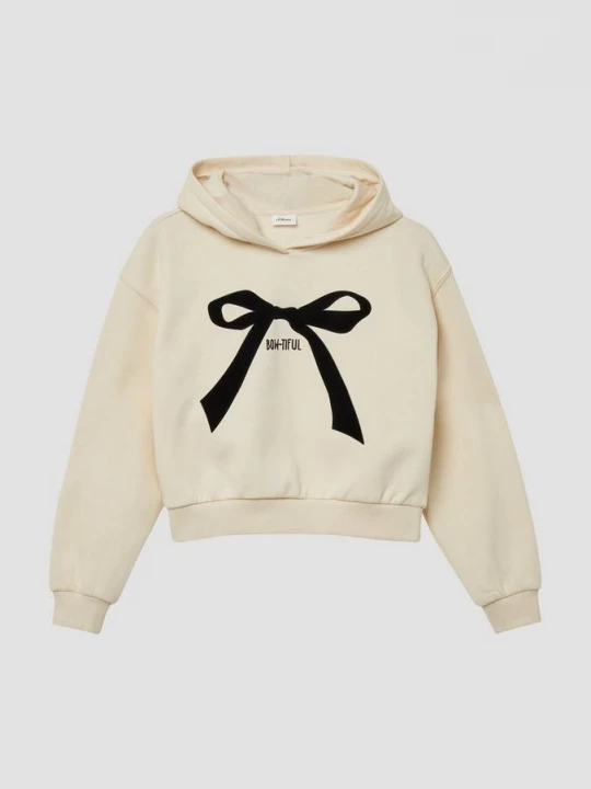 Foto van product Knusse oversized hoodie met print s.Oliver beżowy