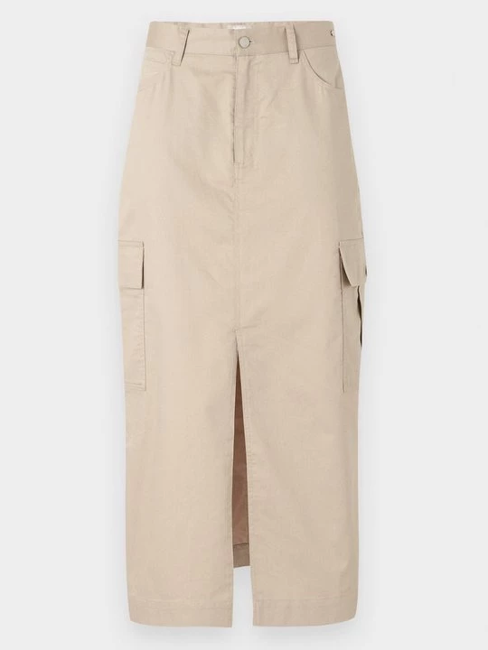Foto van product Kokerrok Barbour zandkleur