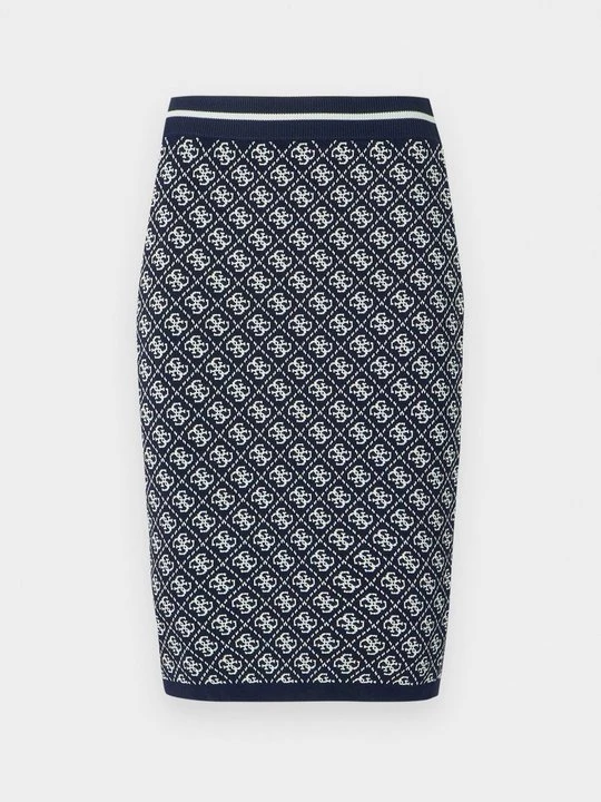 Foto van product Kokerrok Guess donkerblauw