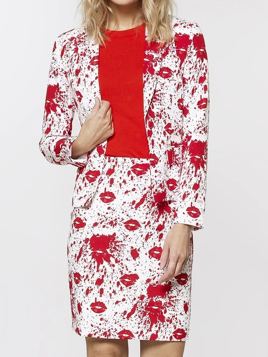 Foto van product Kokerrok OppoSuits rood