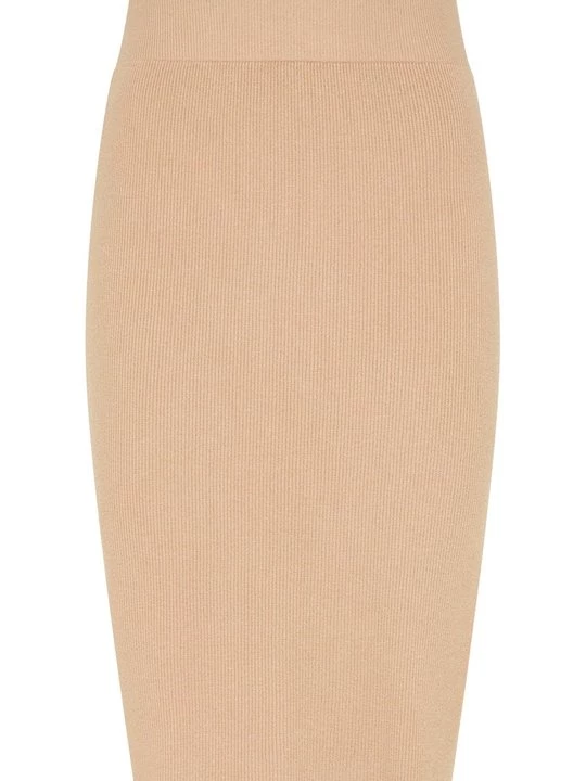 Foto van product Kokerrok usha beige mêleerd