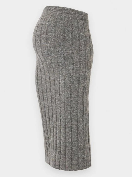 Foto van product Kokerrok Vero Moda grijs gemêleerd