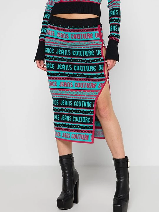Foto van product Kokerrok Versace Jeans Couture turquoise