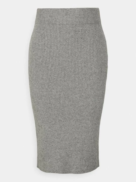 Foto van product Kokerrok Vila grijs gemêleerd