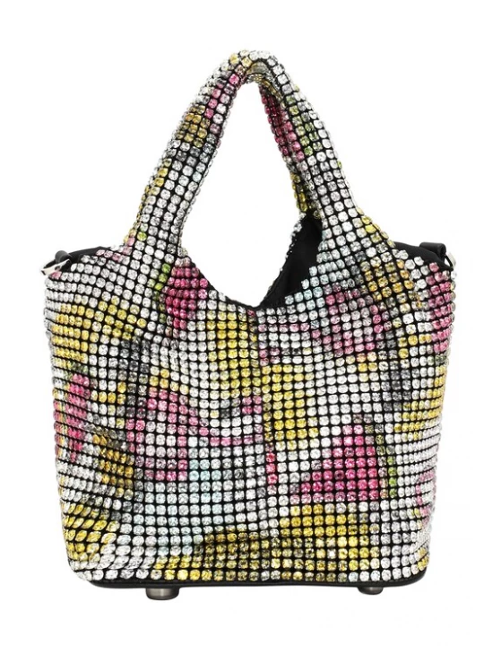 Foto van product FELIPA Handtas geel / lichtroze / zwart / transparant