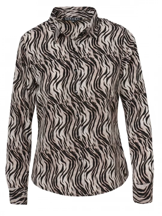 Foto van product KOROSHI Blouse bruin