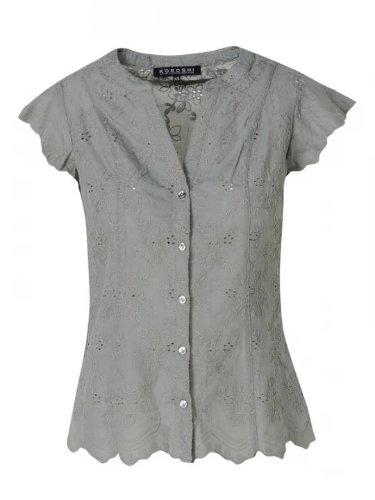 Foto van product KOROSHI Blouse grijs